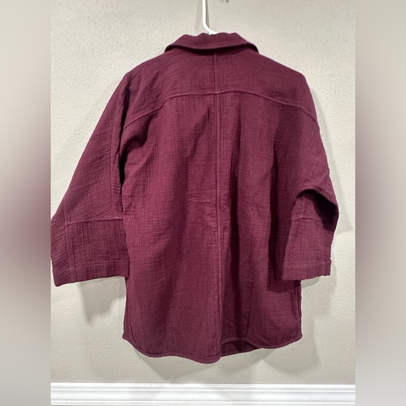 NWT J.Jill Relaxed Gauze Blazer Size Small - Picture 8 of 9